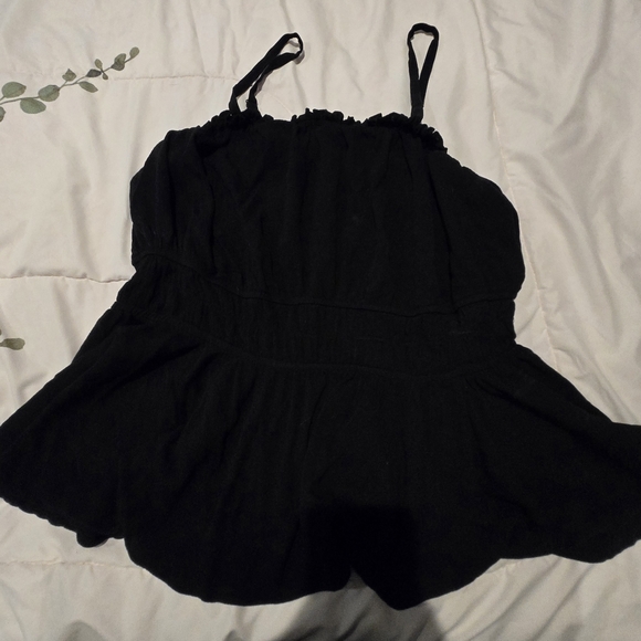 Torrid Black Ruffled Top - Picture 2 of 3